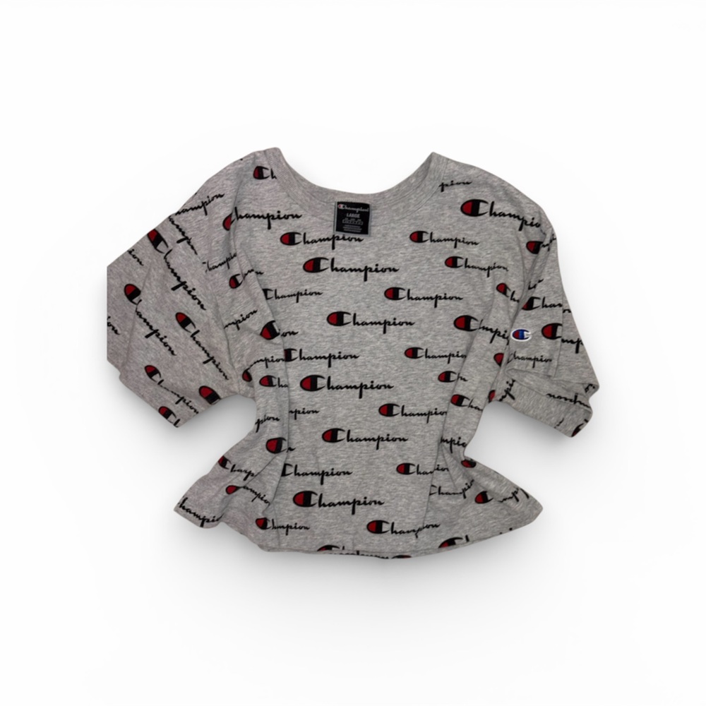 Champion crop top with Logo Print